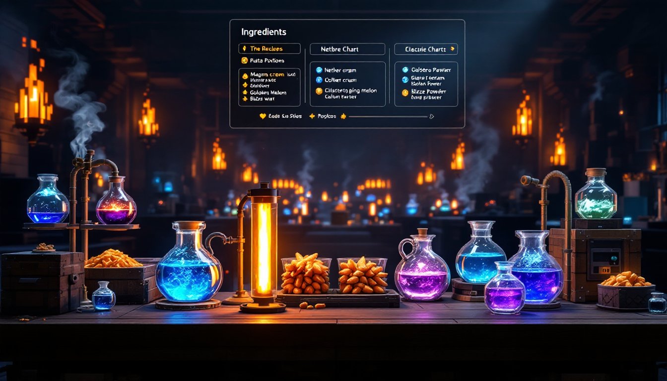 minecraft potion recipe